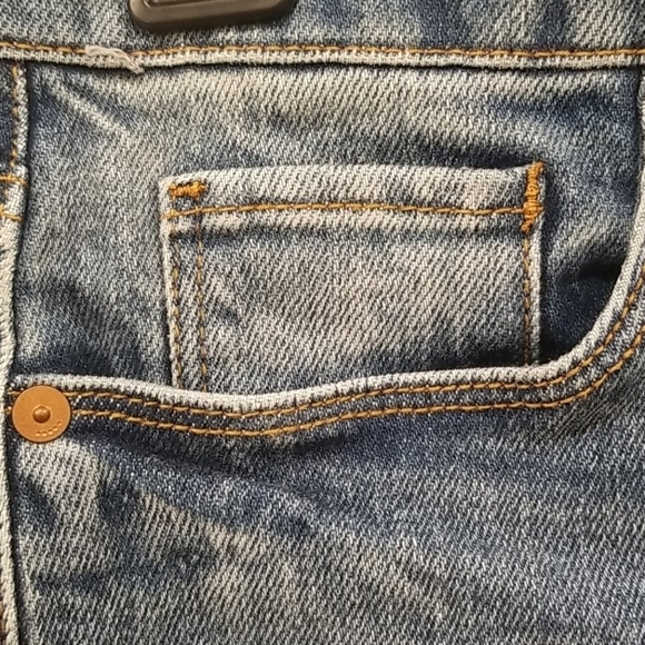 💕BLANKNYC💕 Astor Cut Off Shorts Sun Rainbow Embroidered Denim Raw Hem 27 NWT - Picture 4 of 13